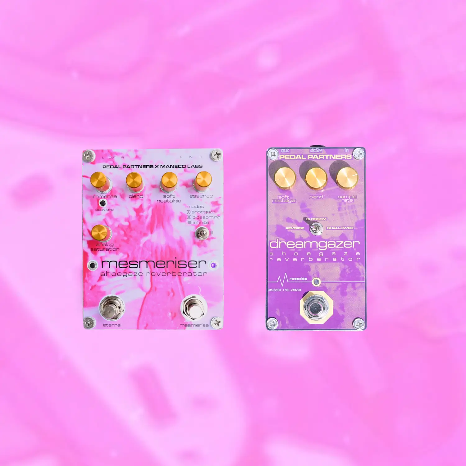 2) shoegaze pedal bundle by pedal partners guitar pedals